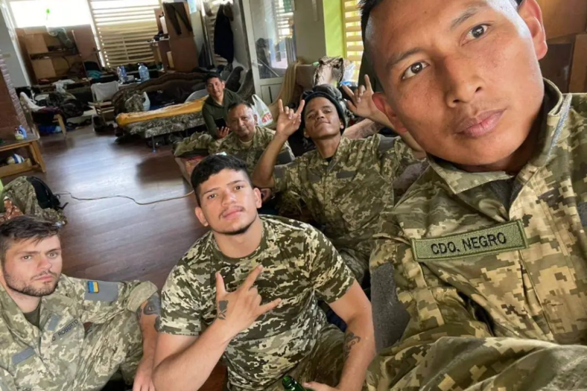    Наёмники-колумбийцы.