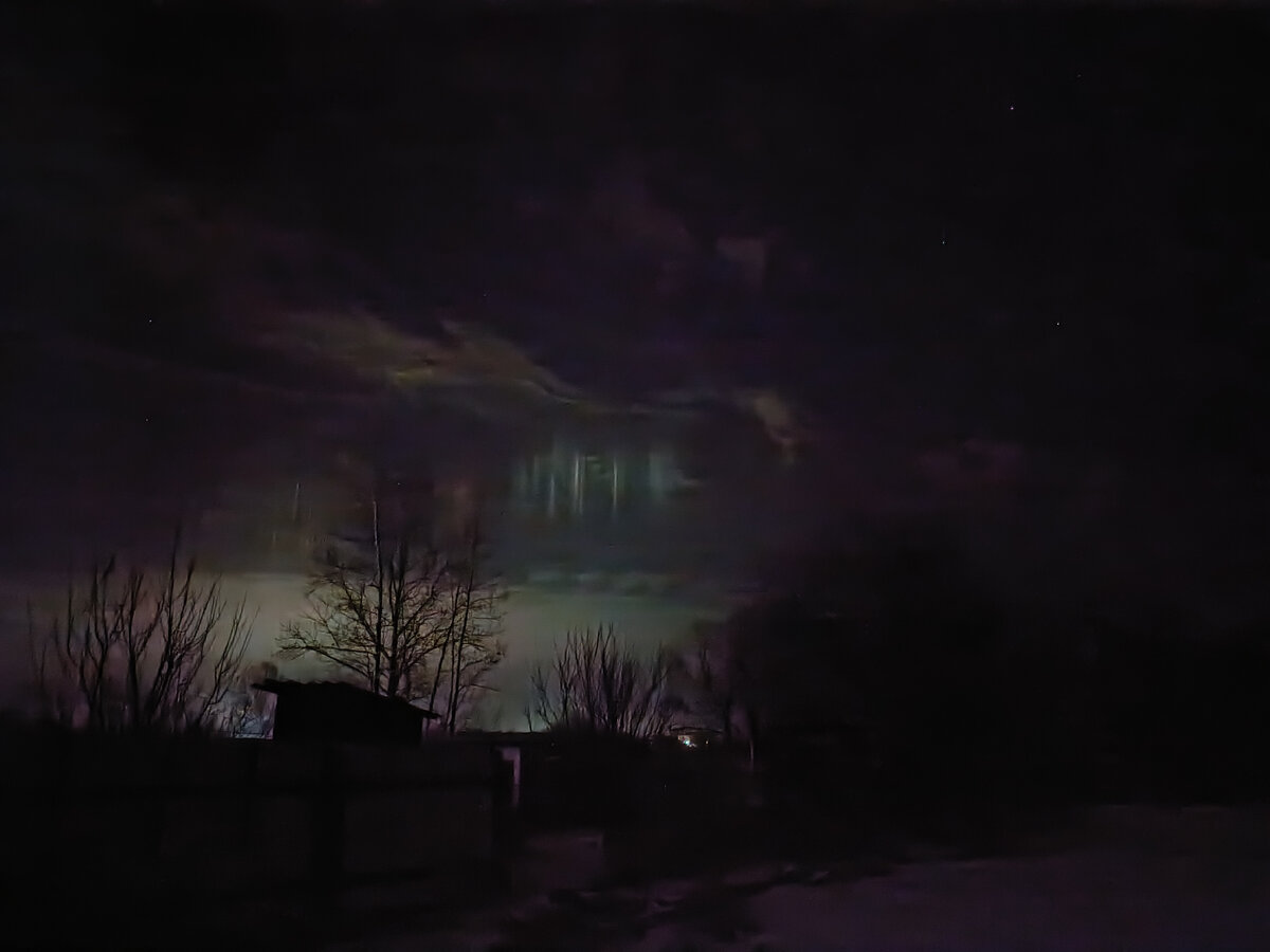 Фото автора. Данное явление наблюдалось сегодня✨✨✨