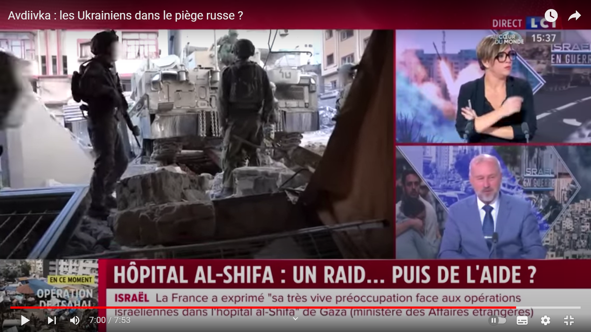 Скриншот видео. Источник канал LCI в YouTube