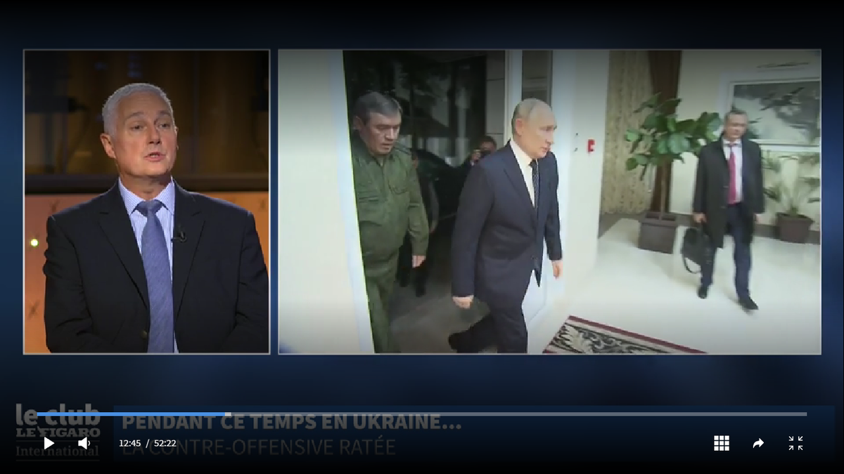 Генерал Яковлефф. Скриншот из передачи. Источник - сайт "Фигаро".