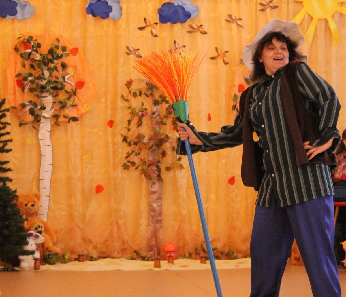 В роли Пугало, личный архив
