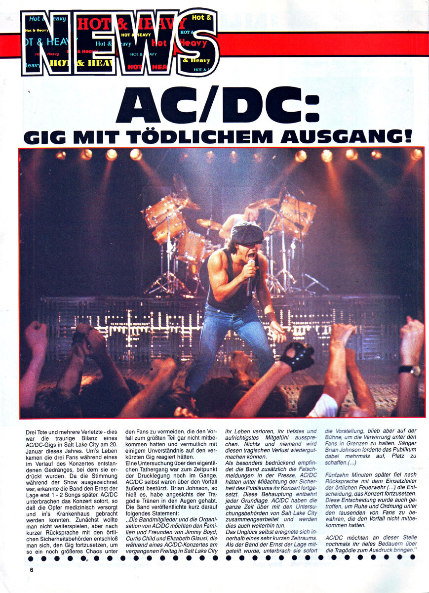 Страница журнала Metal Hammer