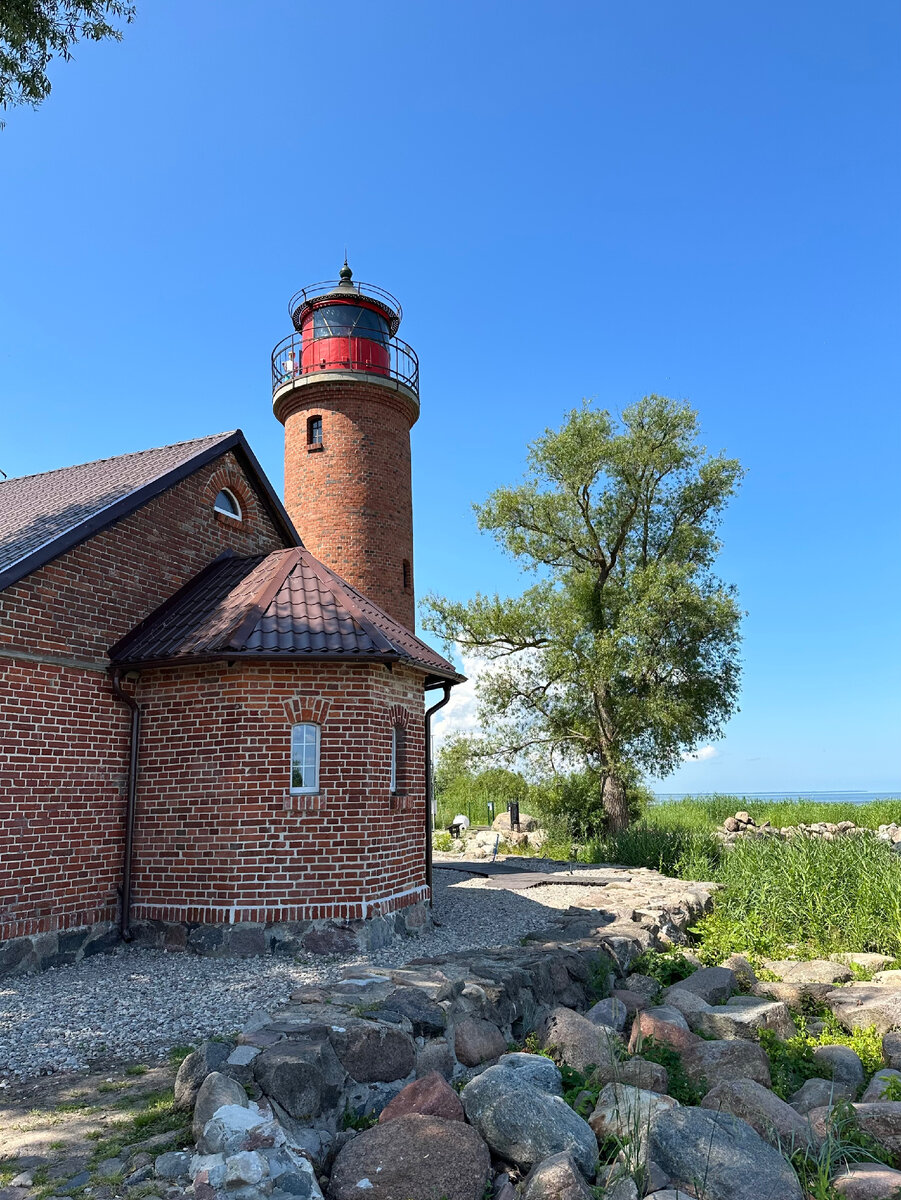 Маяк в Заливино, Калининградская область