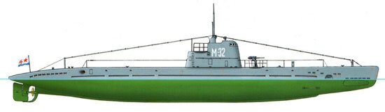 «М-90» - подводная лодка типа «М» XII-бис серии. Заложена 27 июня 1936 года на заводе № 196 в Ленинграде. 28 ноября 1937 года спущена на воду, 25 июня 1938 года «М-90» вошла в состав 26-го дивизиона 3-й бригады подводных лодок Балтийского флота с базированием на Ораниенбаум.