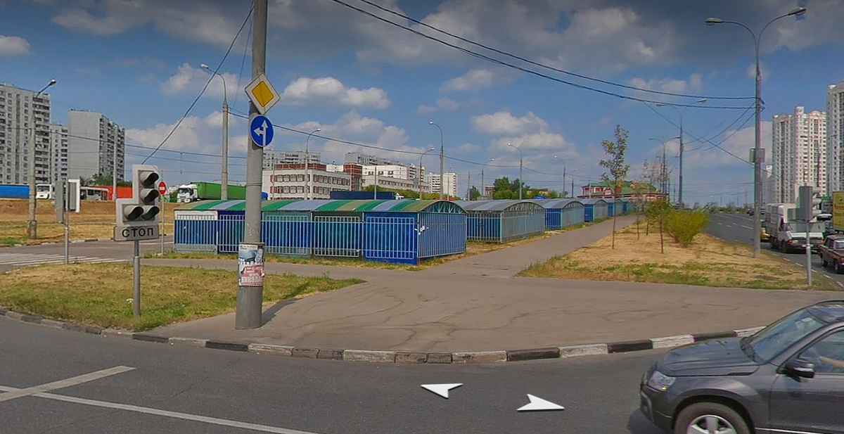 Яндекс карты. Район Марьино, 2010 год.