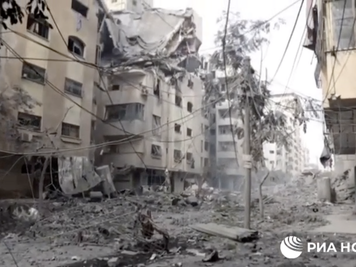    Последствия разрушений после израильского авиаудара в секторе Газа© РИА Новости