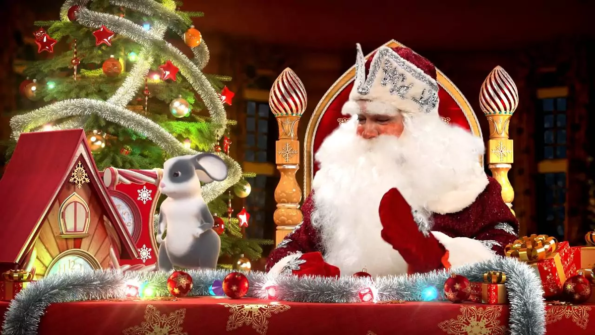 Видеопоздравление от Деда Мороза. Новогодние приключения Деда Мороза. Новогоднее приключение от Деда Мороза. Новогоднее поздравление Деда Мороза.