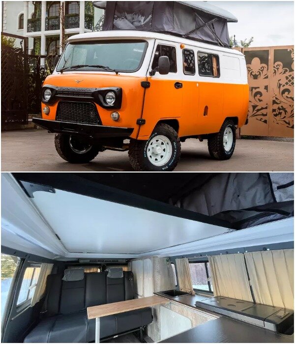 Двухэтажная «Буханка» – прекрасный вариант для путешественников по природным заповедникам (УАЗ Байкал Edition).