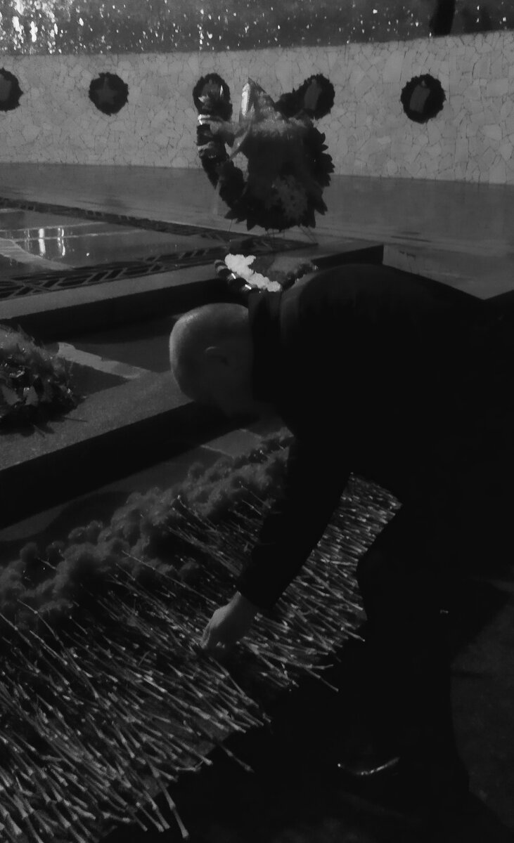 Для меня Сталинград, как и для многих жителей нашей страны - особенное место, здесь началась наша Победа, здесь не был сломлен дух русского народа, здесь живёт память о тех, кто ценой своей жизни подарил нам свободу и мирное небо, среди них и рядовой Кудинов Дмитрий Александрович, не доживший всего несколько дней до окончания Сталинградской битвы, погибший во время операции по зачистке города от оставшихся фашистских захватчиков, награждённый незадолго до смерти медалью "За боевые заслуги" и считавшийся долгое время пропавшим без вести. Моя прабабушка всю свою жизнь не оставляла надежды найти его, писала письма в Министерство обороны и поисковые отряды, она умерла в 1985 году, так и не дождавшись известия о том, что её сын погиб, защищая Сталинград... Мой дедушка часто вспоминал брата, рассказывал мне только то, что знал - его отправили на фронт из родного Саратова в 1942 году, он написал несколько писем, прислал фото в октябре 1943 года, как раз перед прорывом наших войск в Калаче-на-Дону, а потом исчез... И лишь спустя 70 лет я нашёл в рассекреченных архивах Минобороны его карточку и сведения о награждении, и о его смерти.... Сегодня преклоняюсь перед великим подвигом советского народа, перед каждым погибшим солдатом и офицером, чьи имена находятся в Пантеоне на Мамаевом Кургане, перед всеми погибшими при защите Сталинграда и теми, кто остался жив и донёс до нас память о тех страшных днях войны.... 