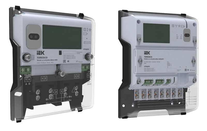 Счетчики электрической энергии TORESCO TE101 и TE301