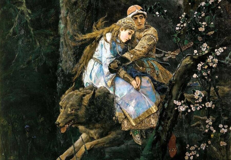    В. М. Васнецов, «Иван Царевич на Сером Волке» (фрагмент), 1889 г. Фото: общественное достояние