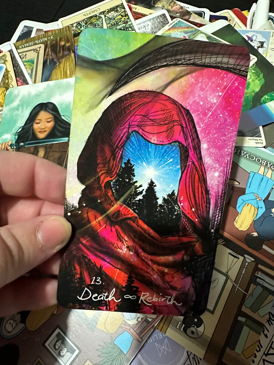 Фото из личного архива, колода таро Светлого провидца Аркан Смерть 