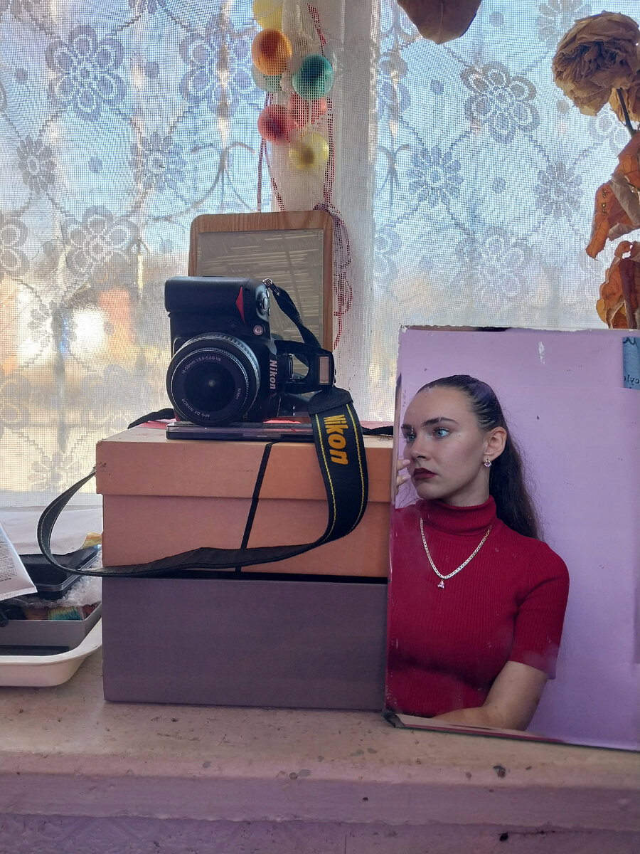 Такой вот своеобразный штатив😅