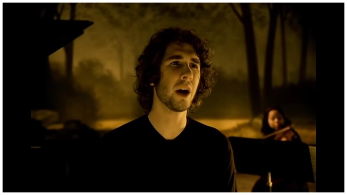 Джош Гробан, кадр из клипа на песню Per te