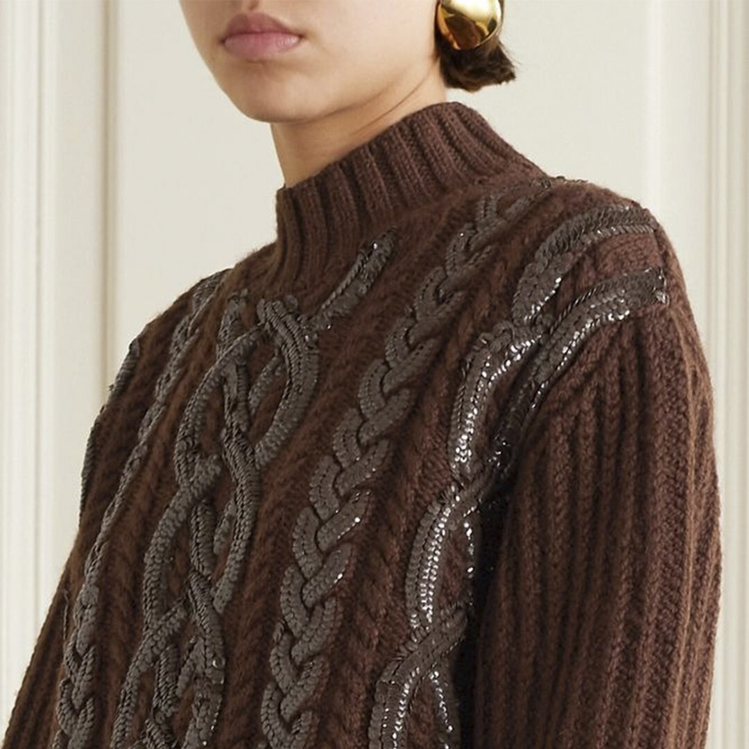 Свитер бренда Dries Van Noten Фото взято с интернет-магазина https://www.net-a-porter.com/ 