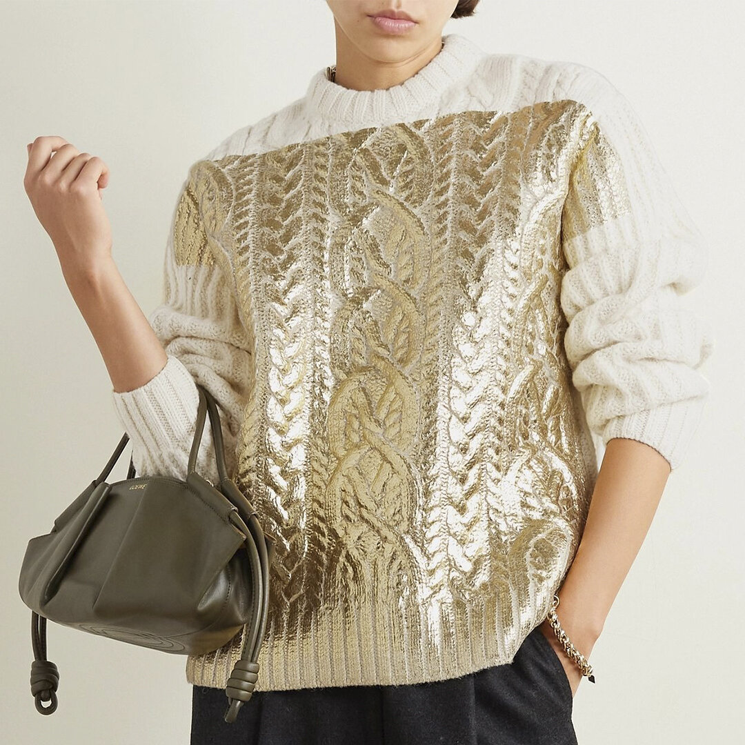 Свитер бренда Dries Van Noten Фото взято с интернет-магазина https://www.net-a-porter.com/ 