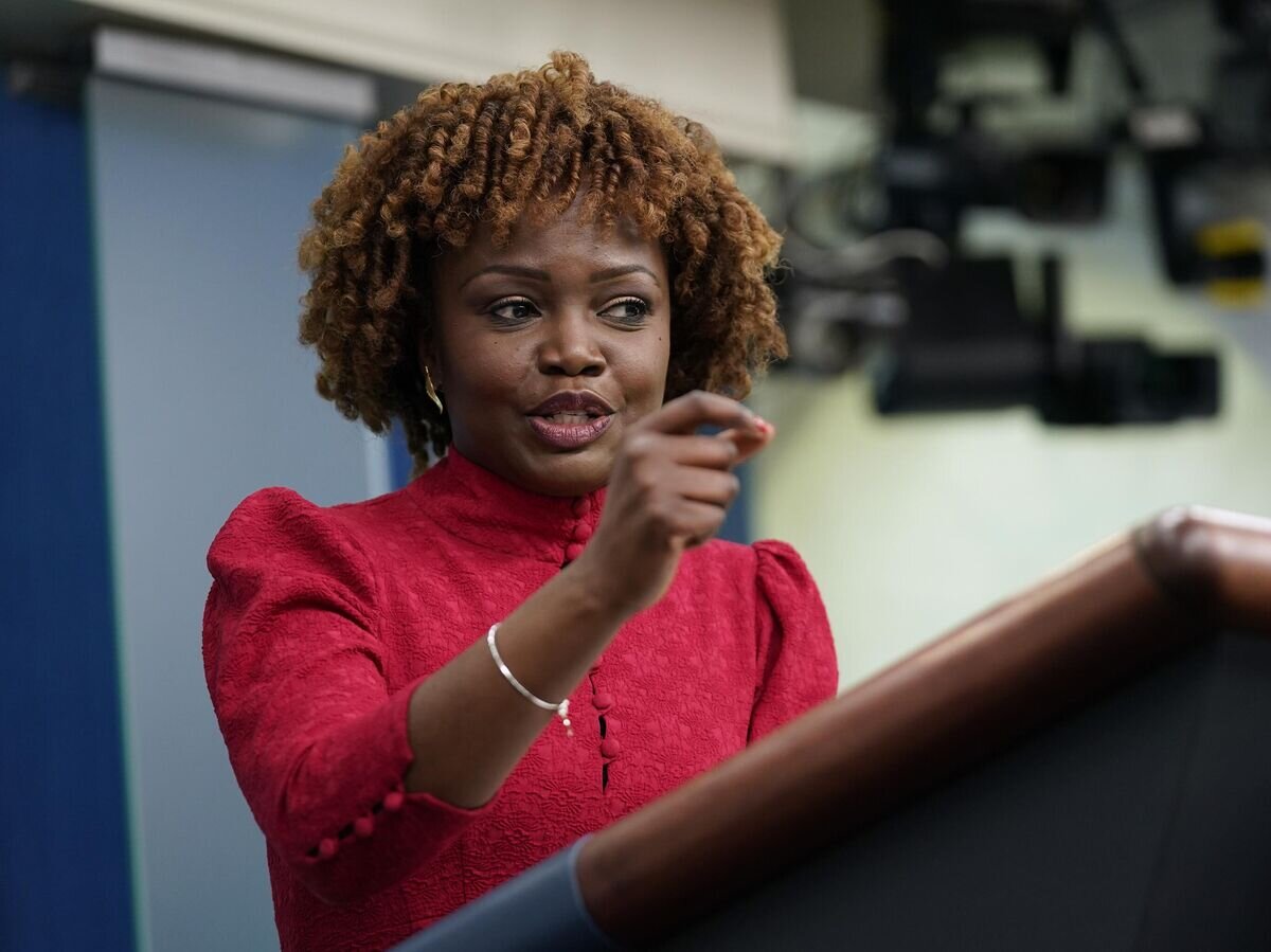    Пресс-секретарь Белого дома Карин Жан-Пьер © AP Photo / Patrick Semansky