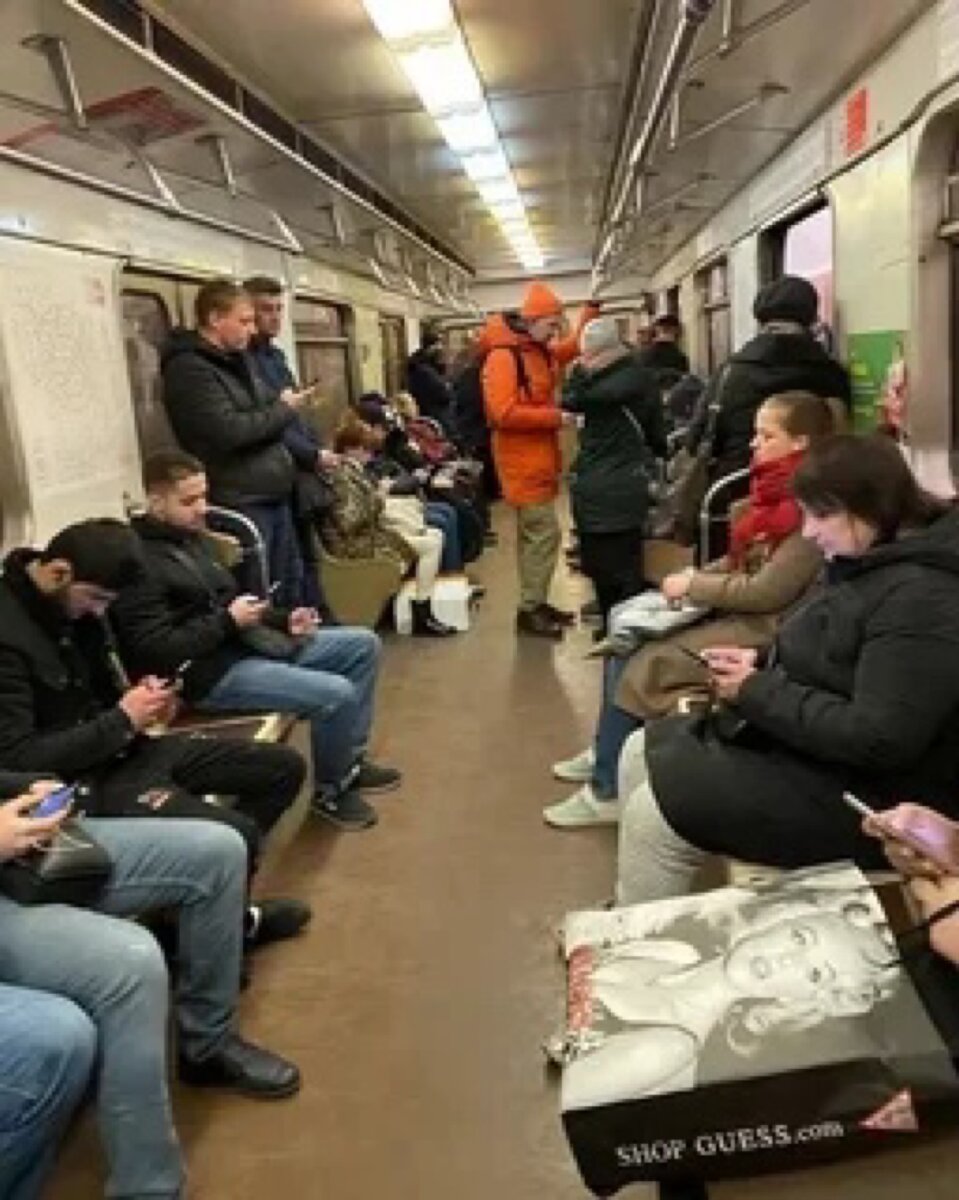 Московское метро час пик
