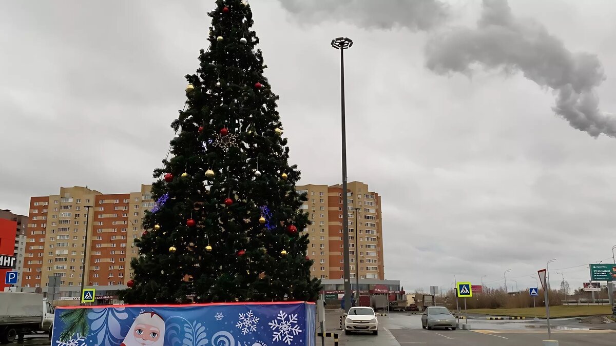     В Тюмени начали устанавливать первые новогодние елки. К празднику уже нарядили ель у торгового центра по улице Широтной. В настоящее время подрядная организация приступила к установки елки на Цветном бульваре.