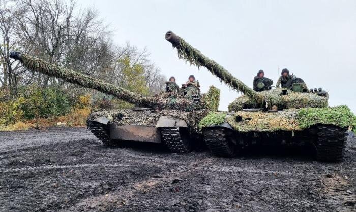 Т-72Б3 где-то на линии фронта, источник – Телеграм- канал Военный Осведомитель