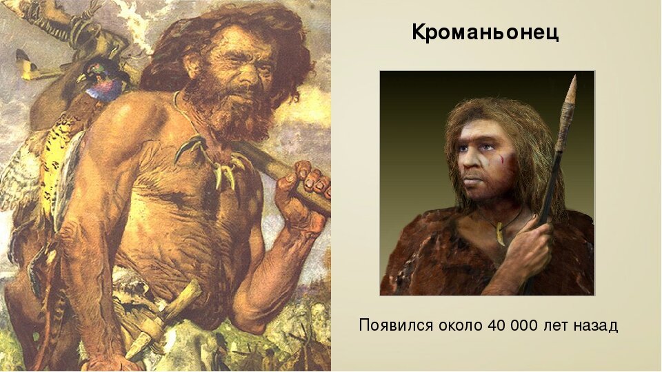 40 тыс лет назад появился
