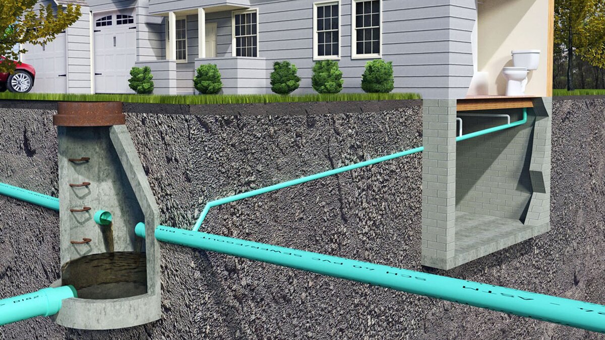 Система канализации частного дома