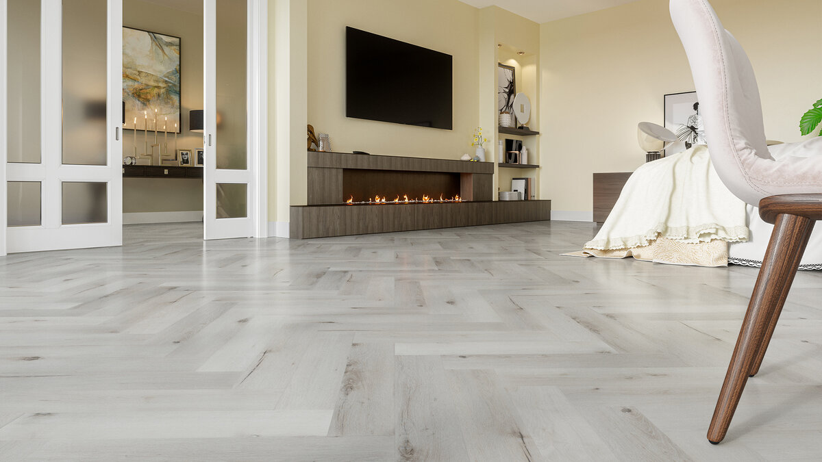 Кварцевый ламинат Fargo Parquet 33-DL1601 Дуб Снежный градиент