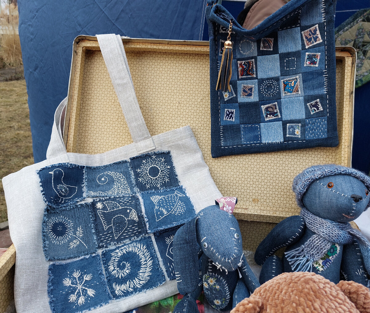 Фото автора своими руками сумки-шоппер