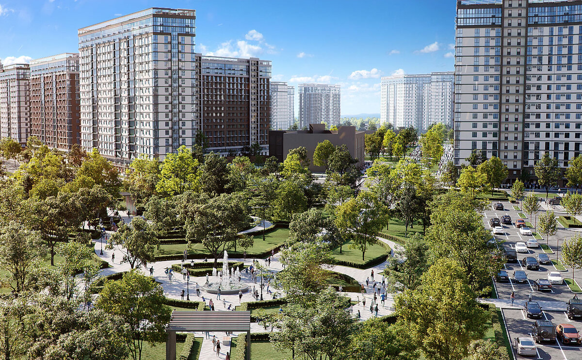 ЖК в парке