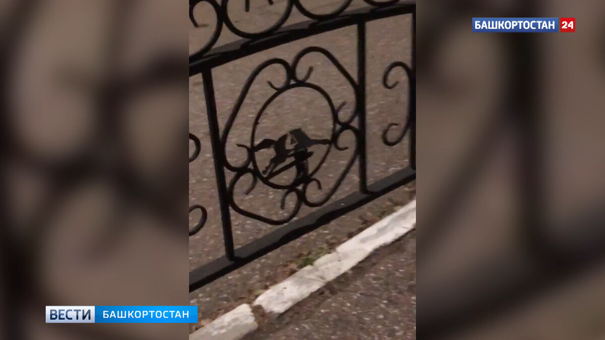    В Башкирии вандалы сломали забор с изображением Салавата Юлаева