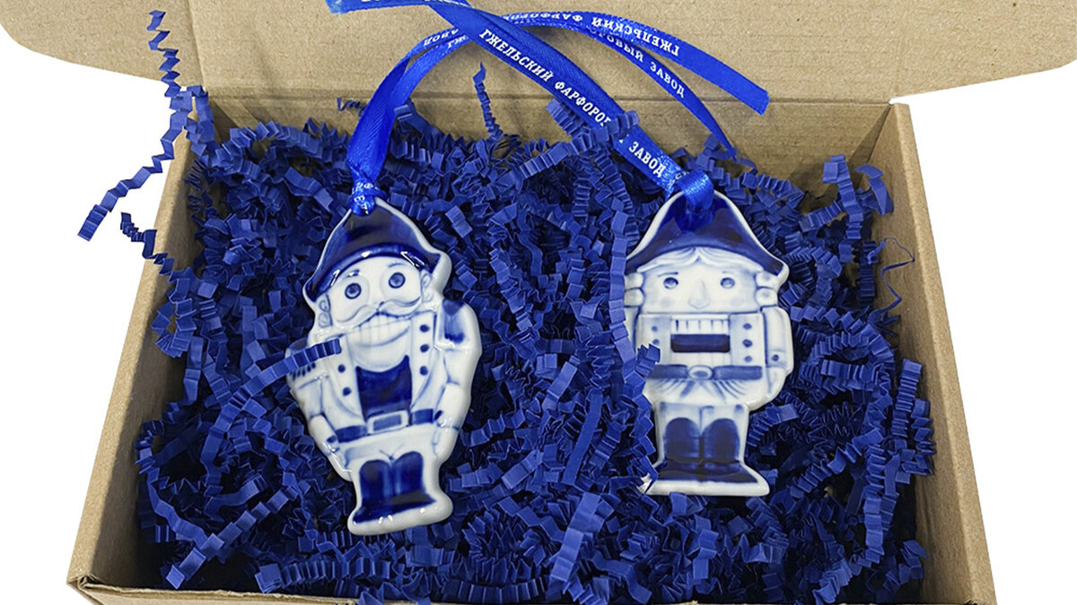 Елочные игрушки, Гжельский фарфоровый завод