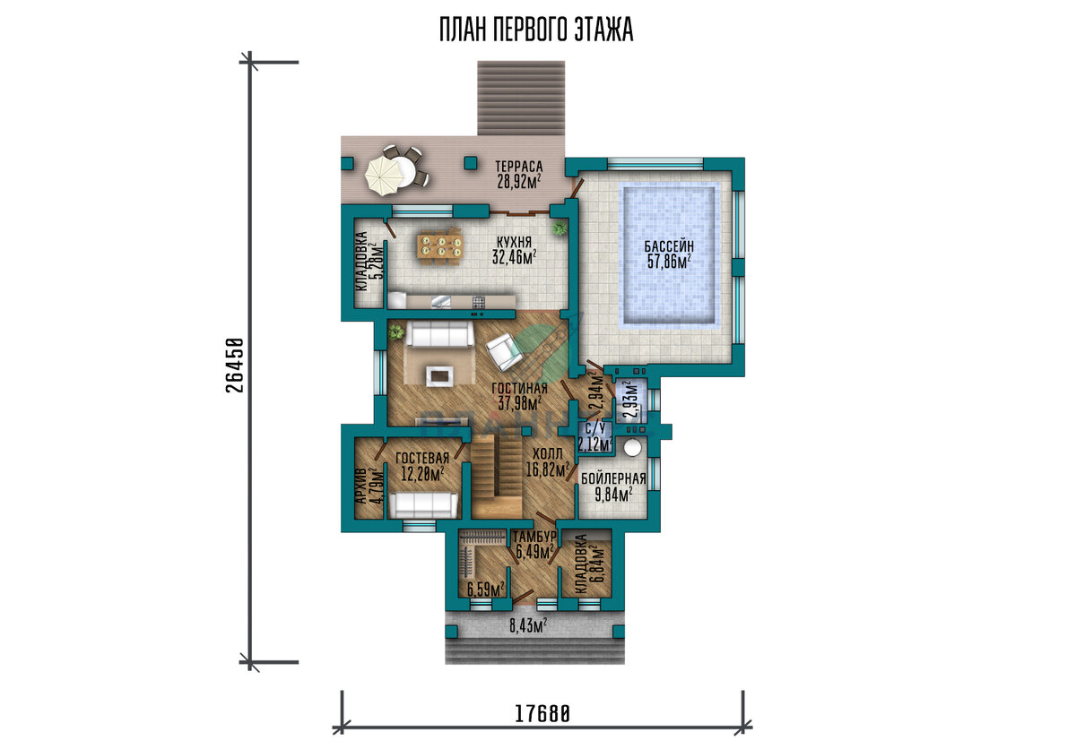 Планы этажей