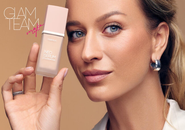 Визажист Ольга Фокс представляет серию тональных средств Neo Serum, которые сочетают в себе функции макияжа и ухода. Невесомые текстуры ложатся тонкой вуалью, мгновенно перекрывают несовершенства и оказывают заметный антивозрастной эффект благодаря мультилифтинговому комплексу в составе. 