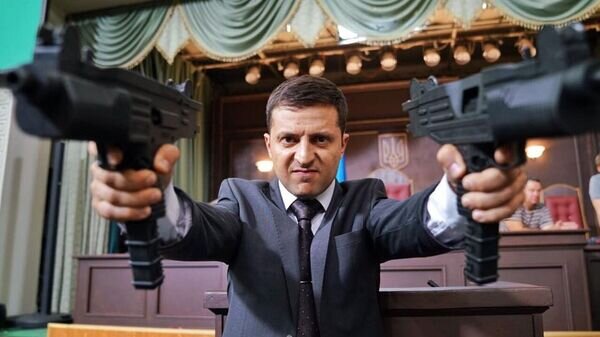 Кадр из сериала "Слуга народа"