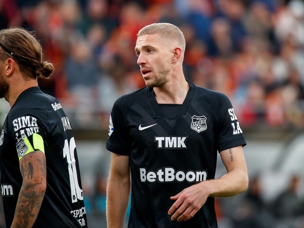    Полузащитник "Урала" Юрий Газинский© пресс-служба ФК "Урал"