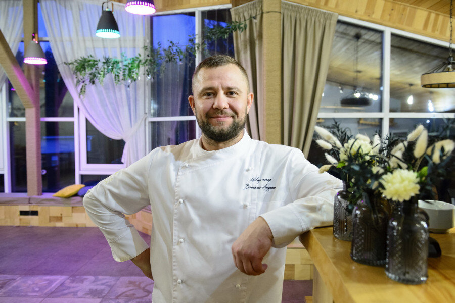 Вячеслав Андреев, шеф-повар загородного комплекса «Золотая подкова». Фото: Анна Зайкова.