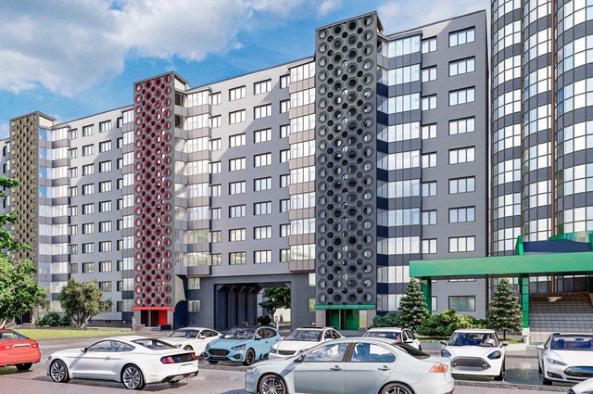    В Калининграде ремонтируют самый длинный дом в регионе