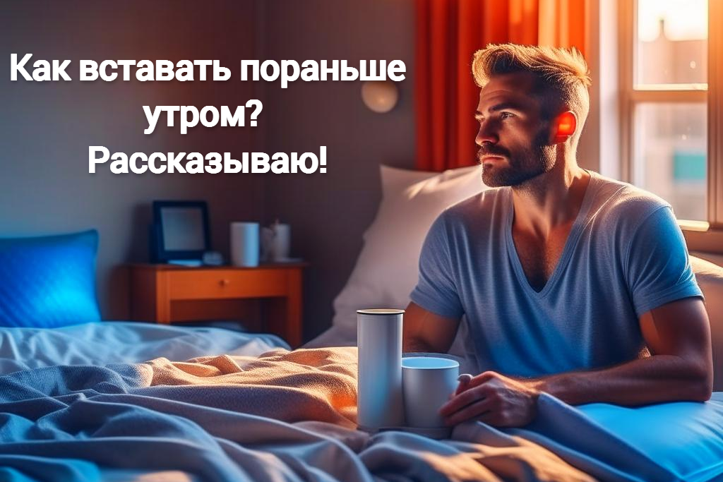 Как вставать рано утром? Мой метод.