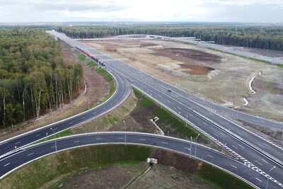    Открытие движения по первому участку новой скоростной трассы Москва - Казань. ©Алексей Майшев РИА Новости