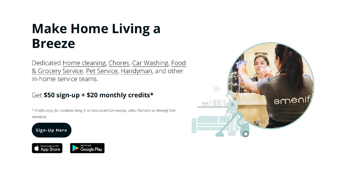 Экран сайта amenify.com