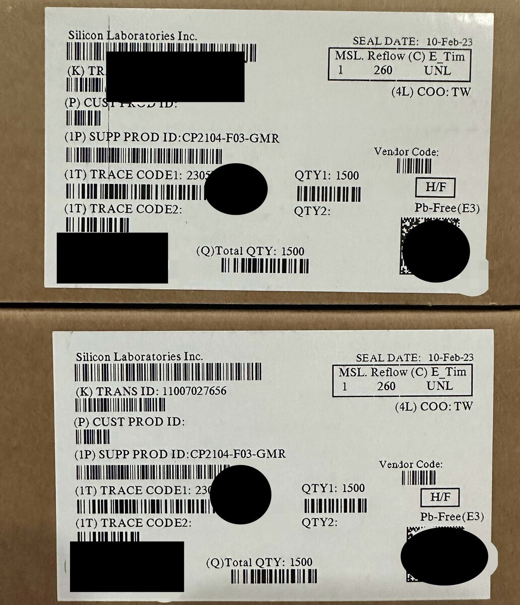 Silicon Laboratories Inc Series CP2104-F03-GMR