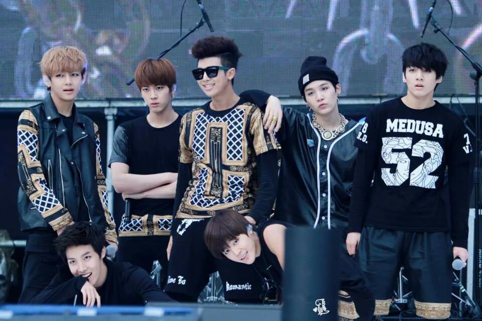 BTS во времена своего дебюта
