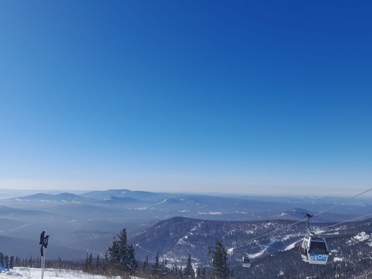 Поселок Шерегеш елка