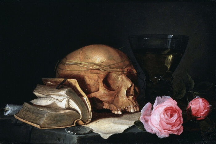 Художник Ян Давидс де Хем — Ванитас Memento Mori