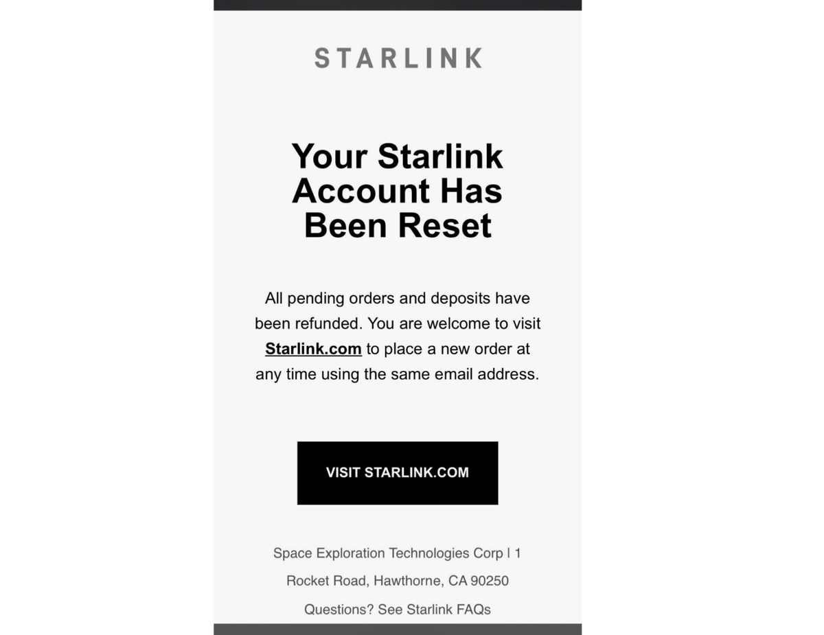 Очевидный сбой SpaceX Блокирует доступ пользователей к аккаунтам Starlink |  Оскардроид112 | Дзен