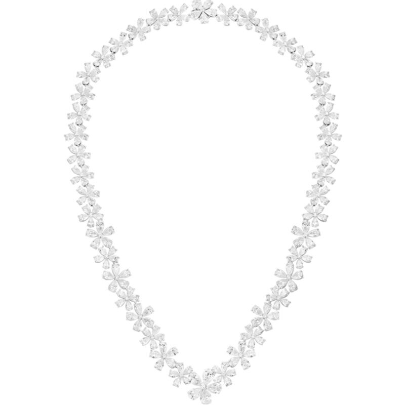 Колье Mercury Classic из белого золота с бриллиантами