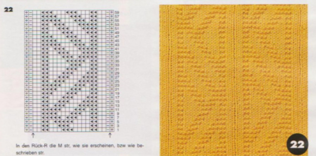 Схема узора