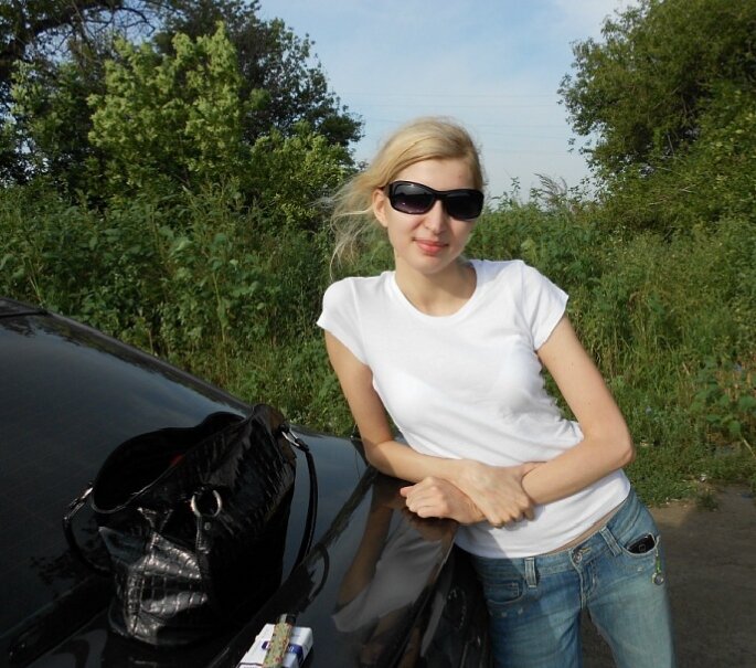 А это вообще 2011 г где то в полях, по дороге на Каzanтип. Да дорога к морю своим ходом - маломальское удовольствие