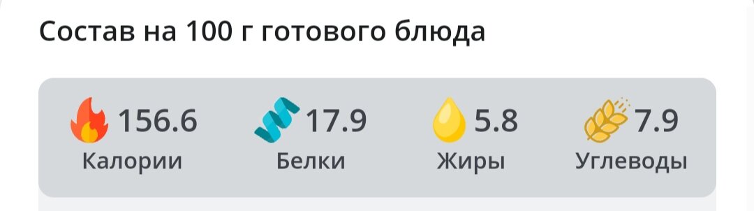 КБЖУ паштета из говяжьей печени