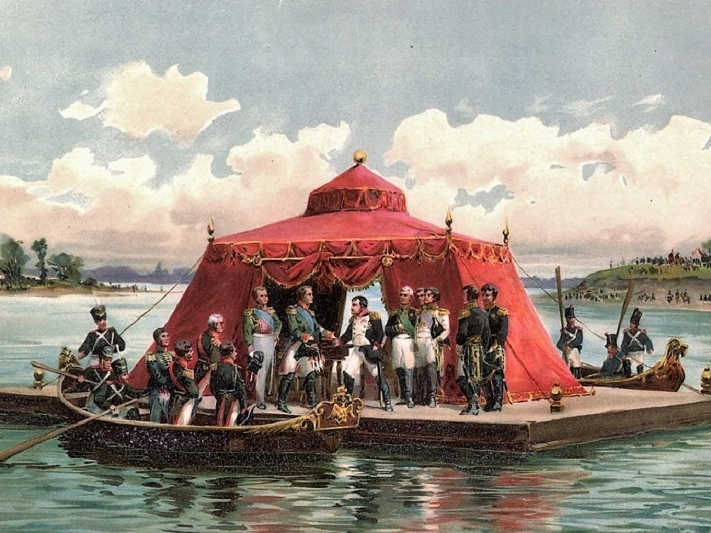 Заключение тильзитского мира картина 